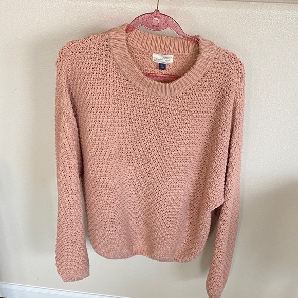 Universal Thread Sweaters - Universal Thread Women's Blush Crew Neck Sweater